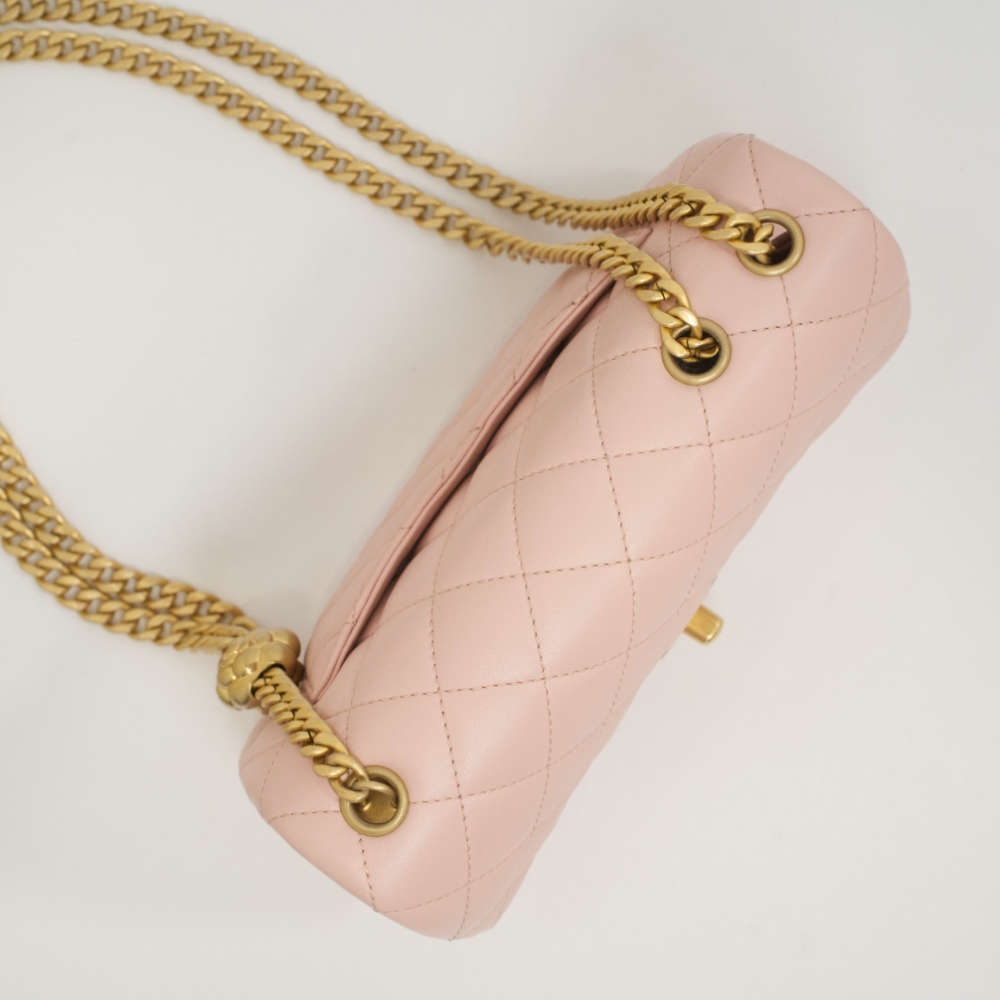 CHANEL-FLAPBAG-MINI-PINK-LAMBSKIN-7737 topdown.jpg