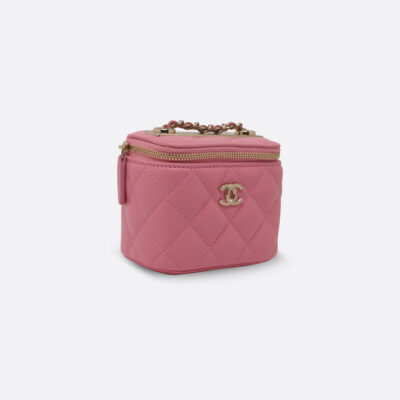 CHANEL VANITY MINI PINK LAMBSKIN
