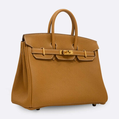 HERMES BIRKIN 25 NATURAL SABLE TOGO