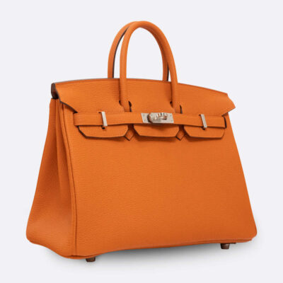 HERMES BIRKIN 25 ORANGE TOGO