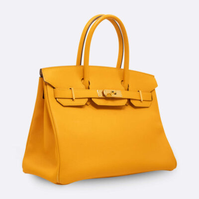 HERMES BIRKIN 30 JAUNE DOR EPSOM