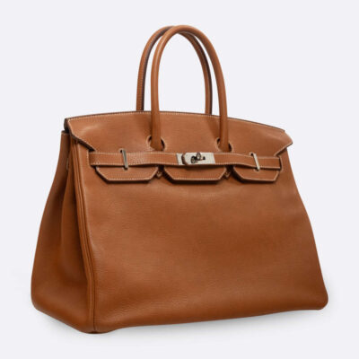 HERMES BIRKIN 35 FAUVE BARENIA FAUBOURG