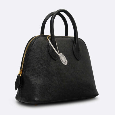 HERMES BOLIDE MINI BLACK CHEVRE