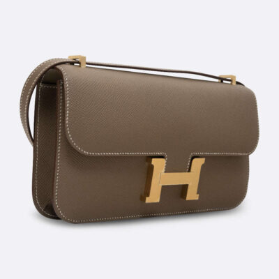 HERMES CONSTANCE ELAN LONG CLUTCH ETOUPE EPSOM