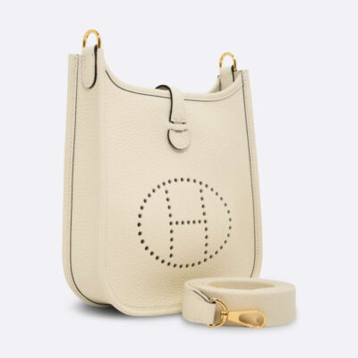 HERMES EVELYNE MINI CREAM CLEMENCE