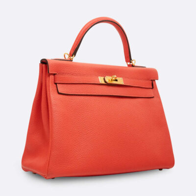 HERMES KELLY RETOURNE 32 ROSE JAIPUR CLEMENCE
