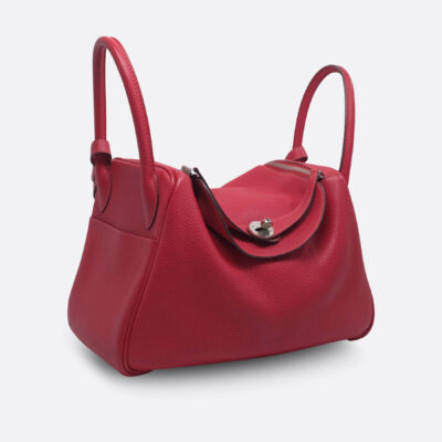 HERMES LINDY 30 ROUGE CASAQUE CLEMENCE