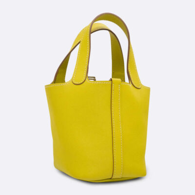 HERMES PICOTIN MICRO MINI LIME SWIFT