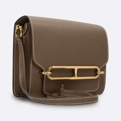 HERMES ROULIS MINI ETOUPE EVERCOLOR