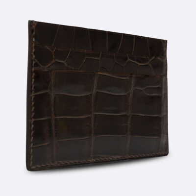 BJL CARD HOLDER CHOCOLATE ALLIGATOR