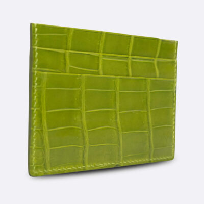 BJL CARD HOLDER KIWI ALLIGATOR