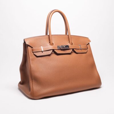 HERMES BIRKIN 35 GOLD TOGO