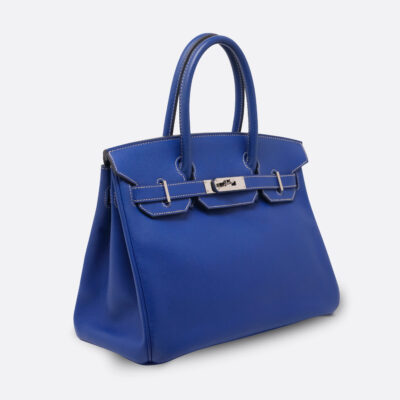 HERMES BIRKIN 30 BLEU ELECTRIQUE EPSOM