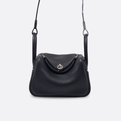 HERMES LINDY MINI BLACK CLEMENCE