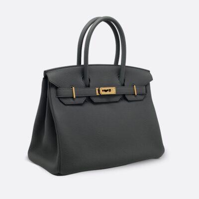 HERMES BIRKIN 30 VERT AMANDE TOGO