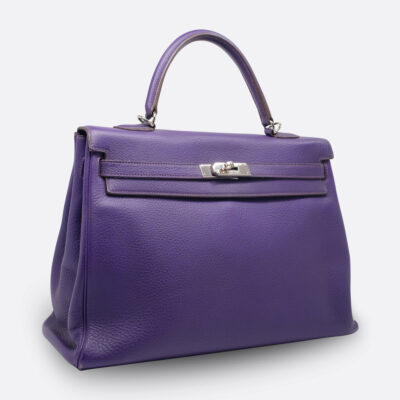 HERMES KELLY RETOURNE 35 IRIS CLEMENCE