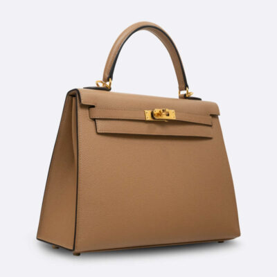 HERMES KELLY SELLIER 25 CHAI EPSOM