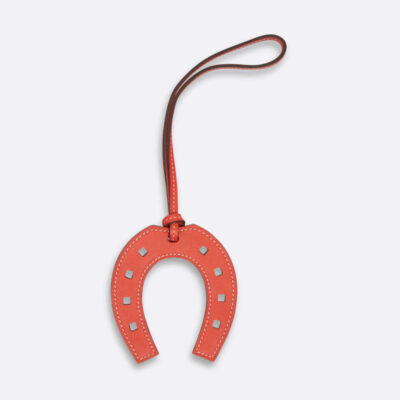HERMES PADDOCK HORSE SHOE PM ROUGE CALF