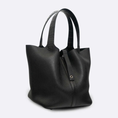 HERMES PICOTIN TOUCH 22 BLACK CLEMENCE