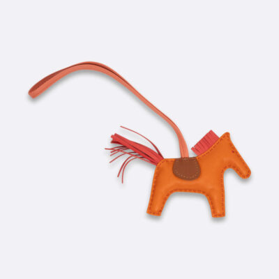 HERMES RODEO PM ORANGE MILO