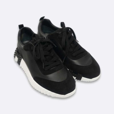 HERMES SNEAKERS BOUNCING EU 38 BLACK CALF