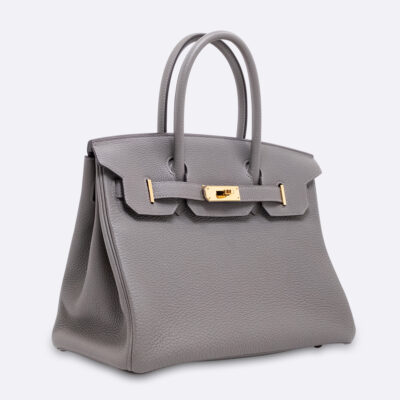 HERMES BIRKIN 30 GRIS MEYER TOGO