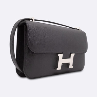 HERMES CONSTANCE ELAN BLACK EPSOM