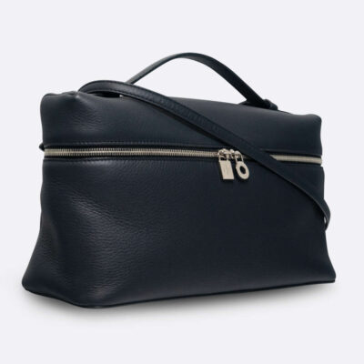 LORO PIANA EXTRA BAG L27 27 NAVY CALF