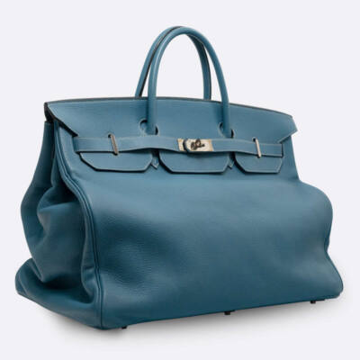HERMES BIRKIN 50 BLEU JEAN TOGO