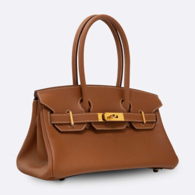 HERMES SHOULDER BIRKIN 29 GOLD EVERCOLOR