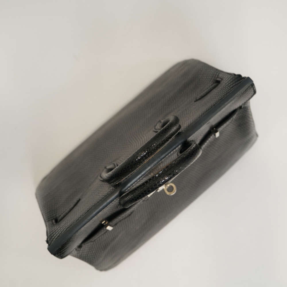 HERMES-BIRKIN-25-BLACK-LIZARD-8088 topdown.jpg