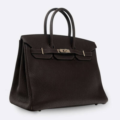 HERMES BIRKIN 35 CHOCOLATE TOGO