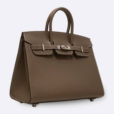 HERMES BIRKIN SELLIER 25 ETOUPE EPSOM