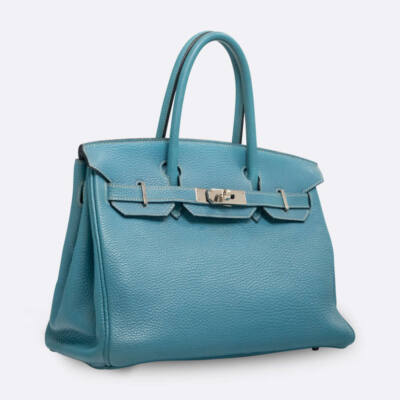 HERMES BIRKIN 30 BLEU JEAN TOGO