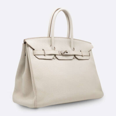 HERMES BIRKIN 35 GRIS PERLE CLEMENCE