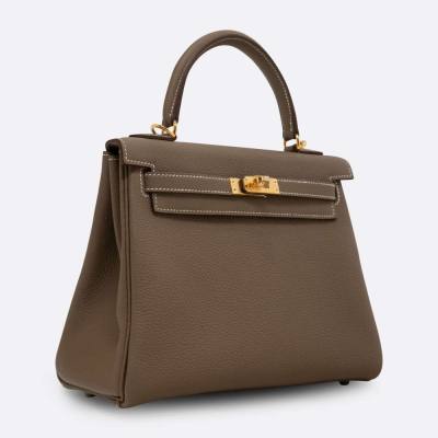 HERMES KELLY RETOURNE 25 ETOUPE TOGO