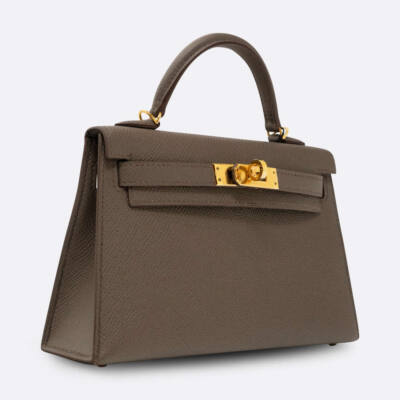 HERMES MINI KELLY 20 ETAIN EPSOM