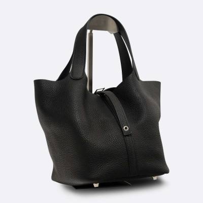 HERMES PICOTIN 22 BLACK CLEMENCE