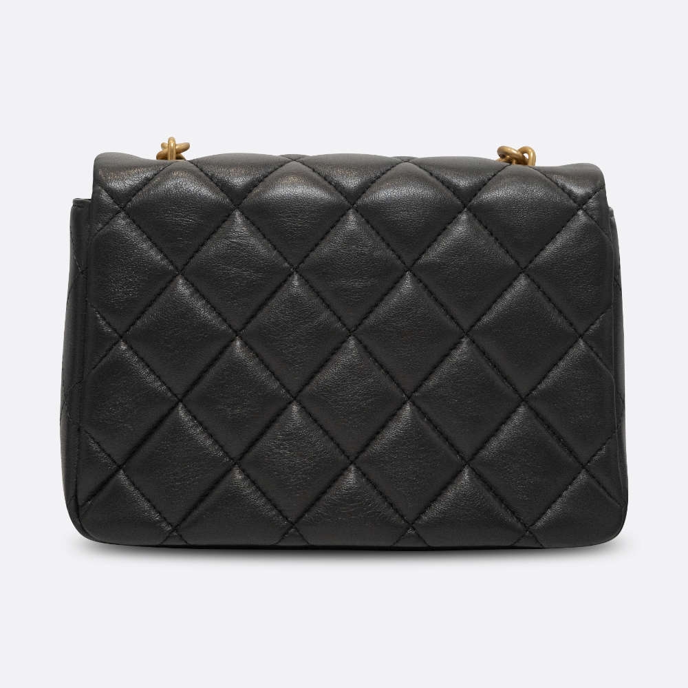 CHANEL-FLAPBAG-MINI-GRAY-LAMBSKIN-8267 back.jpg