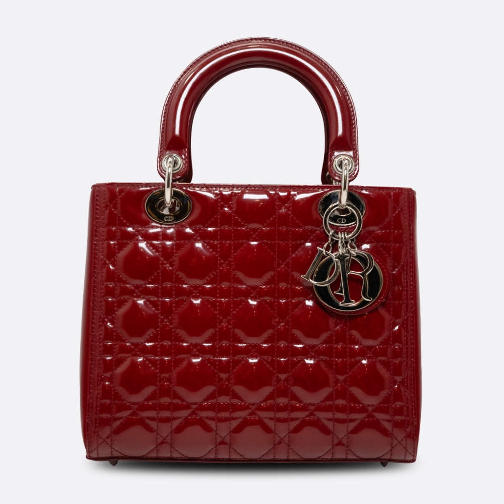 CHRISTIANDIOR-LADYDIOR-MEDIUM-RED-PATENT-8282 front.jpg