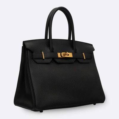 HERMES BIRKIN 30 BLACK TOGO