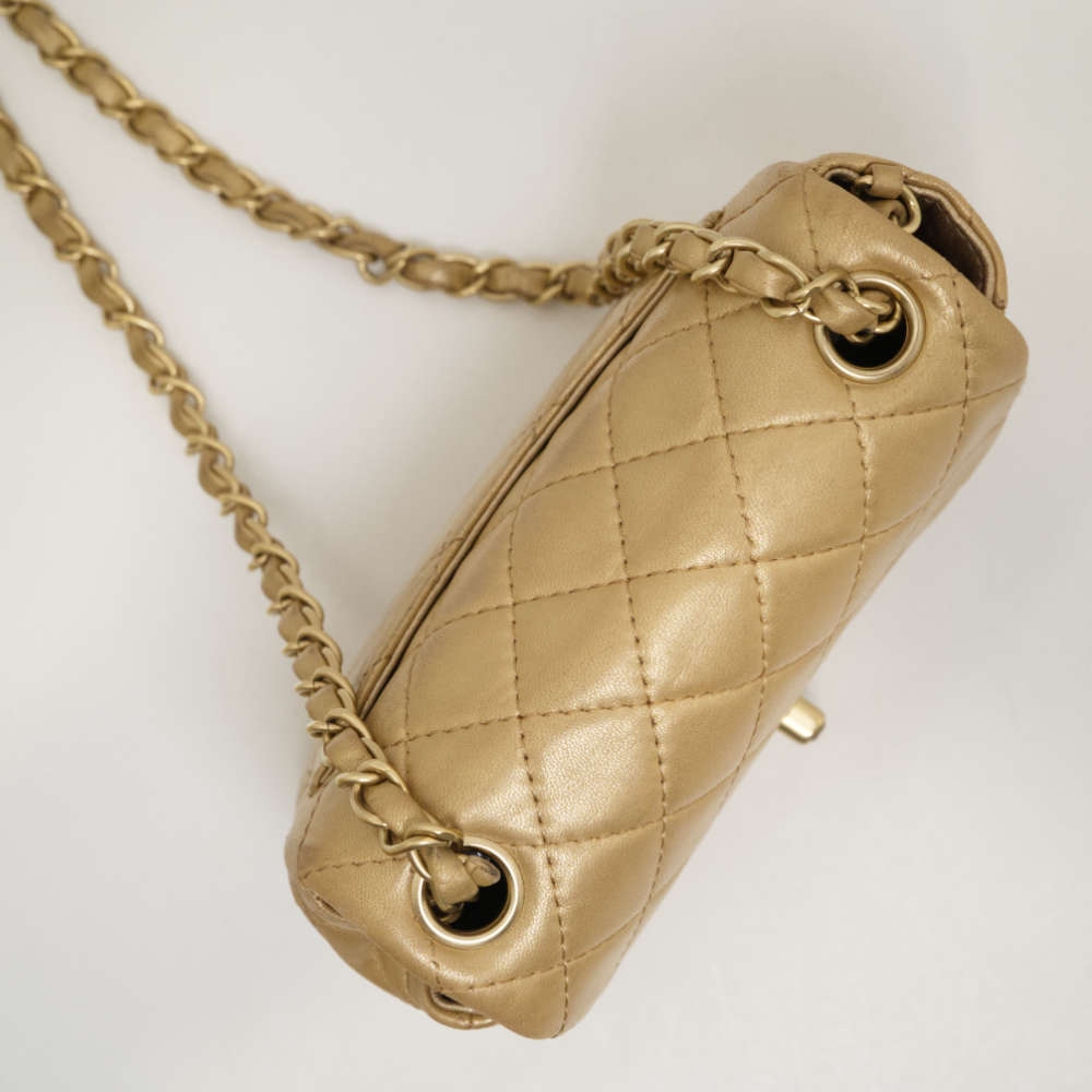CHANEL-FLAPBAG-MINI-GOLD-LAMBSKIN-8353 topdown.jpg