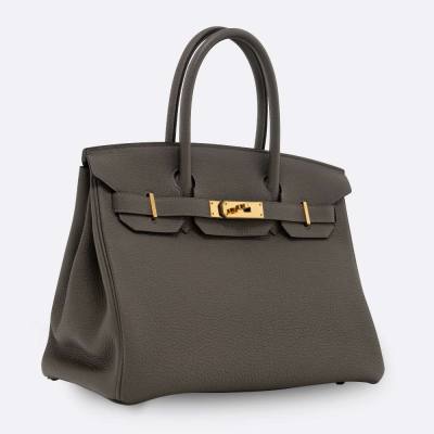 HERMES BIRKIN 30 GRIS MEYER TOGO