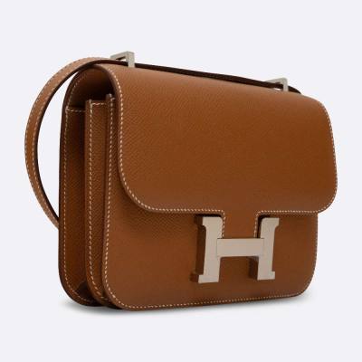 HERMES CONSTANCE MIRROR 18 GOLD EPSOM