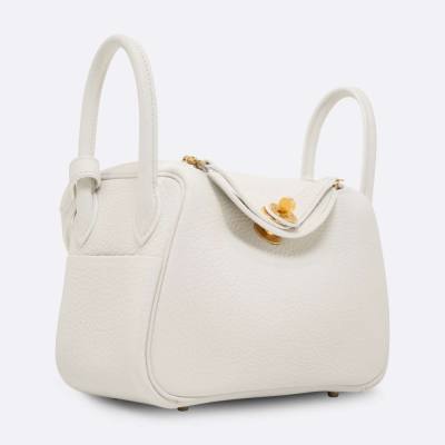 HERMES LINDY MINI NEW WHITE CLEMENCE