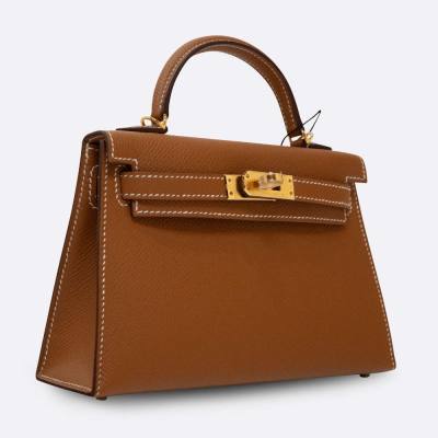 HERMES MINI KELLY 20 GOLD EPSOM
