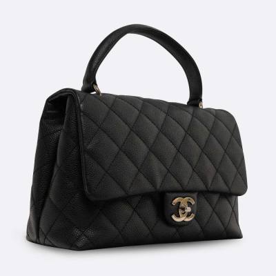 CHANEL KELLY BAG MEDIUM BLACK CAVIAR