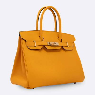 HERMES BIRKIN 30 JAUNE DOR EPSOM