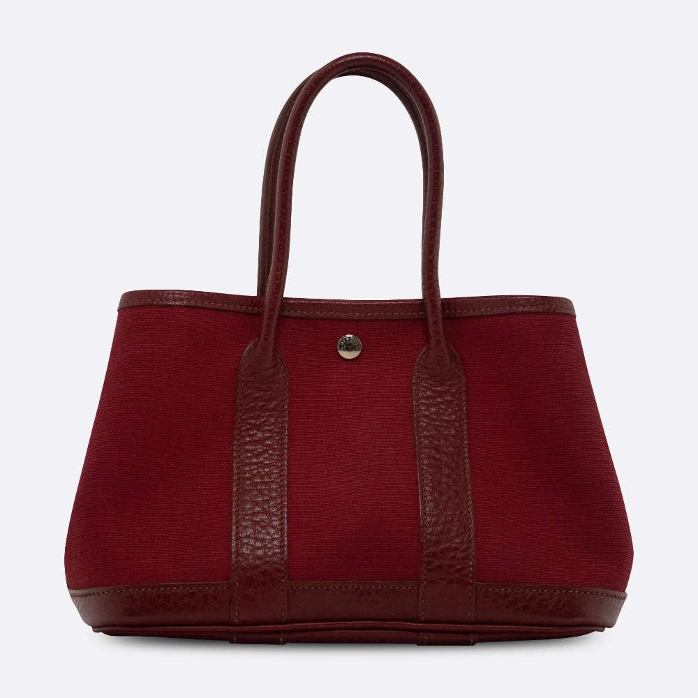 HERMES-GARDENPARTY-MINI-ROUGE-CANVAS,NEGONDA-8485 front.jpg