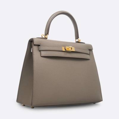 HERMES KELLY SELLIER 25 ETAIN EPSOM
